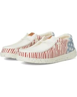 Hey Dude Kids Wally Funk Americana Stars (Little Kid/Big Kid) | Loafers