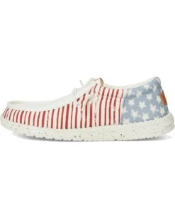 Hey Dude Kids Wally Funk Americana Stars (Little Kid/Big Kid) | Loafers -Handbag Muse Shop 71 DF7ib6BL. AC SR736920