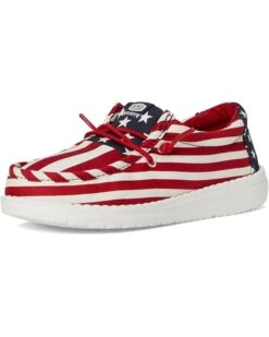 Hey Dude Kids Wally Americana (Little Kid/Big Kid) | Sneakers & Athletic Shoes -Handbag Muse Shop 71 O4vIAPZL. AC SR736920