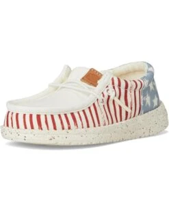 Hey Dude Kids Wally Funk Americana Stars (Toddler) | Loafers -Handbag Muse Shop 710hYy5SCQL. AC SR736920