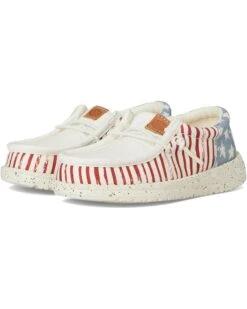 Hey Dude Kids Wally Funk Americana Stars (Toddler) | Loafers