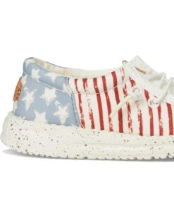 Hey Dude Kids Wally Funk Americana Stars (Toddler) | Loafers -Handbag Muse Shop 71PPYCau9FL. AC SR736920