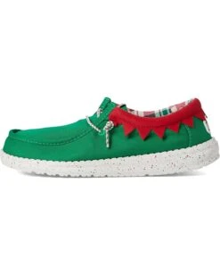 Hey Dude Kids Wally Holiday Elf (Little Kid/Big Kid) | Loafers -Handbag Muse Shop 71VqFHMgUrL. AC SR736920