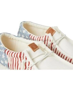 Hey Dude Kids Wally Funk Americana Stars (Little Kid/Big Kid) | Loafers -Handbag Muse Shop 71pIA03T5RL. AC SR736920