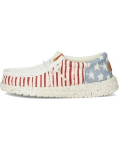 Hey Dude Kids Wally Funk Americana Stars (Toddler) | Loafers -Handbag Muse Shop 71qYj5DA0UL. AC SR736920