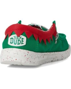 Hey Dude Kids Wally Holiday Elf (Little Kid/Big Kid) | Loafers -Handbag Muse Shop 71tRoWwTNLL. AC SR736920
