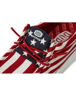 Hey Dude Kids Wally Americana (Little Kid/Big Kid) | Sneakers & Athletic Shoes -Handbag Muse Shop 81XcQQ YjrL. AC SR736920