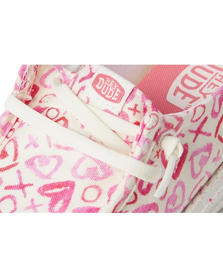 Hey Dude Kids Wendy Watercolor Hearts (Toddler) | Sneakers & Athletic Shoes 8 Hey Dude Kids Wendy Watercolor Hearts (Toddler) | Sneakers & Athletic Shoes - Image 6